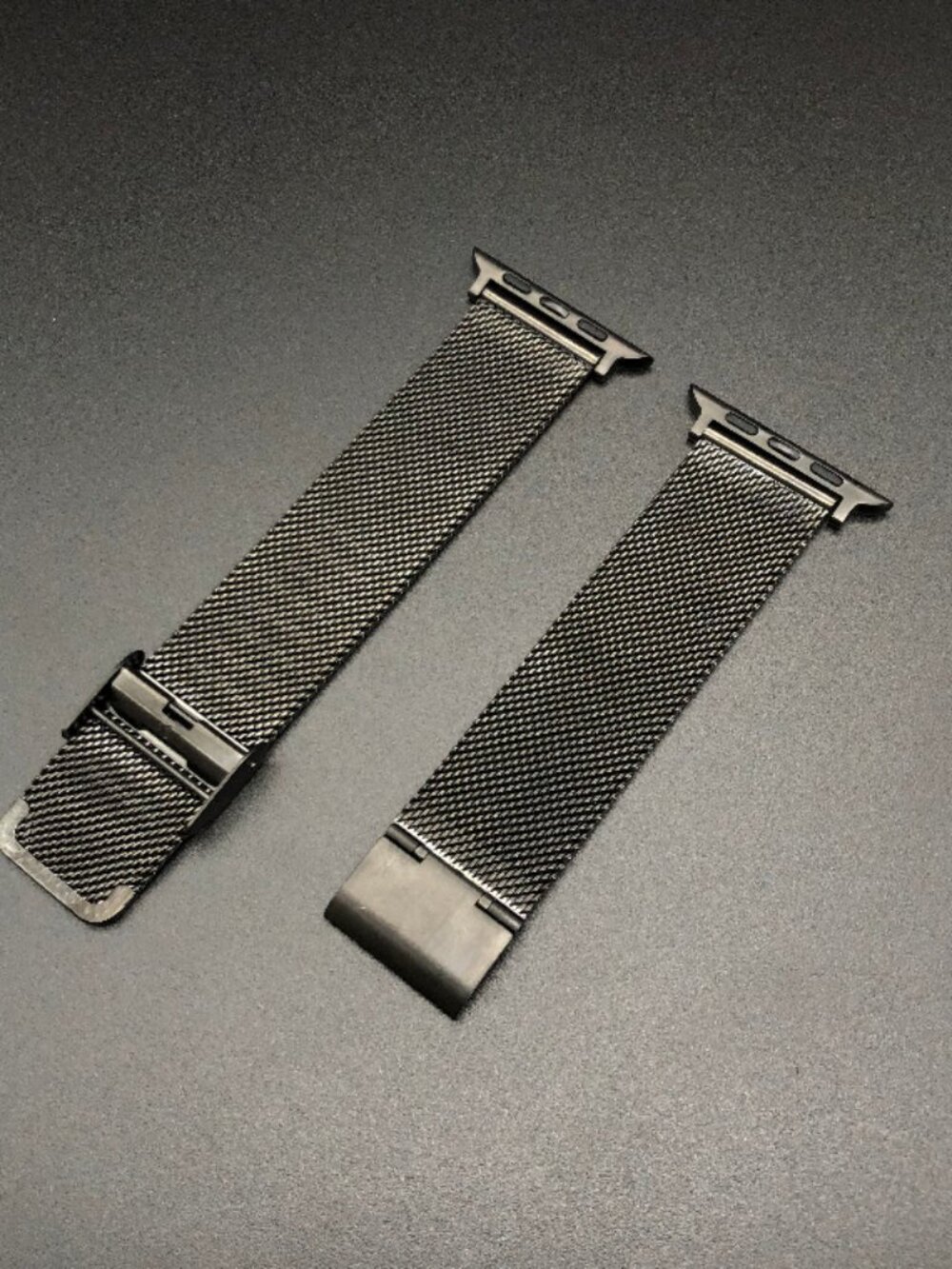 Apple Style Mesh Replacement Steel Bracelet (Black)